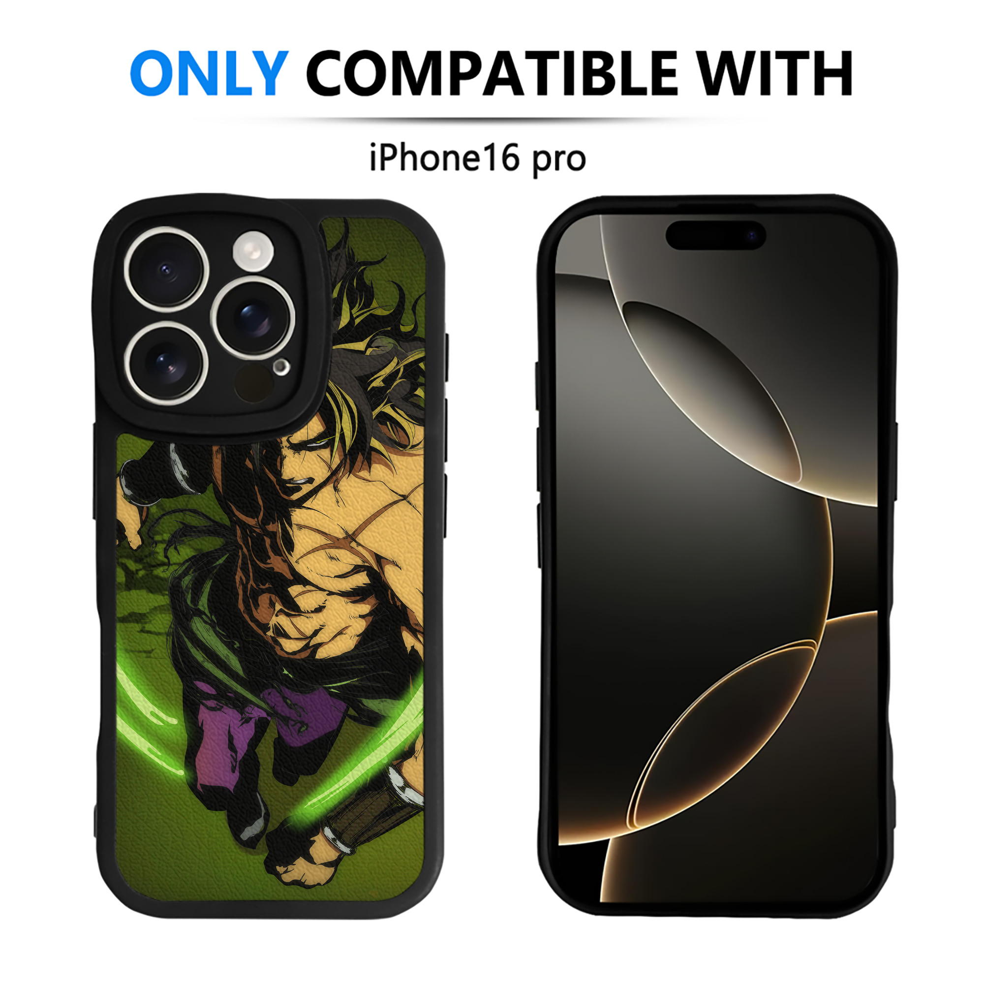 （画像用） ドラゴンボール DRAGON BALL 【iPhone 16シリーズ対応】シリコンスマホケース（レザー調） 材質：シリコン